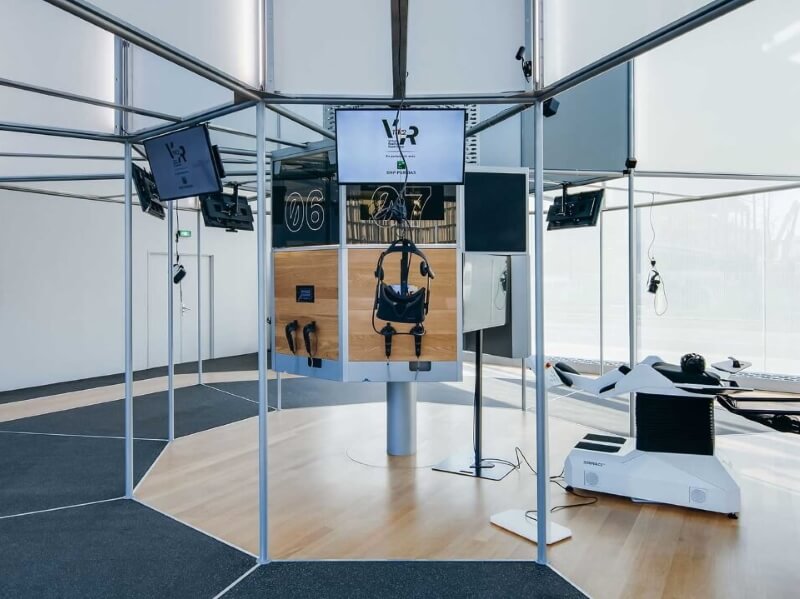 MKVR2 sportvloer virtual reality room