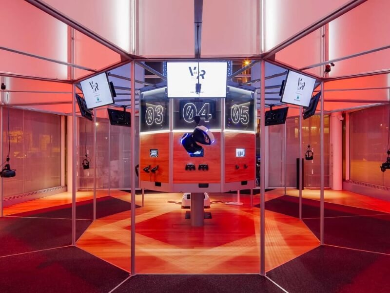 MKVR2 sportvloer virtual reality room